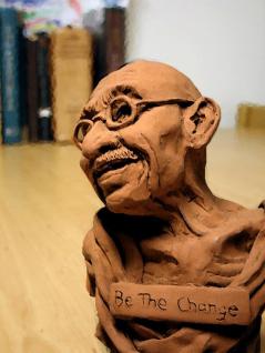 Gandhi Bust Sculpture