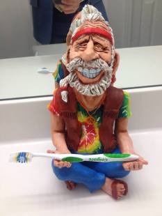 Hippie Sculpture ceramics