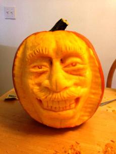 Pumpkin carving face